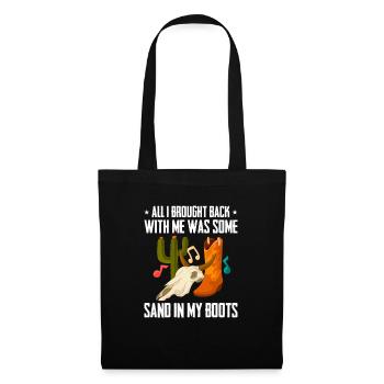 Cow-boy - Sac en tissu - noir - Devant