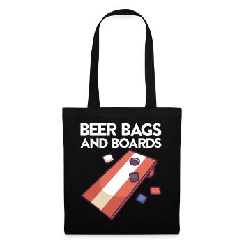 Jeu de Cornhole Tenue de trou de maïs avec Cornhole - Sac en tissu - noir - Devant