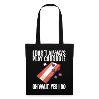 Jeu de Cornhole Tenue de trou de maïs avec Cornhole - Sac en tissu - noir - Devant