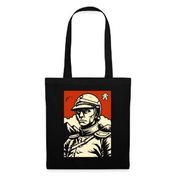 Cartoon Manga Anime Japanese Proud Man - Tote Bag - black - Front