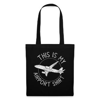 Vacation Travel Quote - This Is My Airport - Tote Bag - black - Front