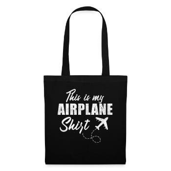 Vacation Travel Quote - This Is My Airplane - Tote Bag - black - Front