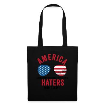 L’Amérique Un pays si grand Patriotique américain - Sac en tissu - noir - Devant