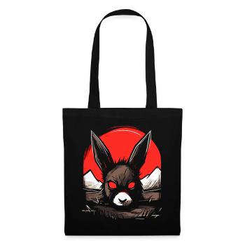 Japan, the red sun and a rabbit - Tote Bag - black - Front