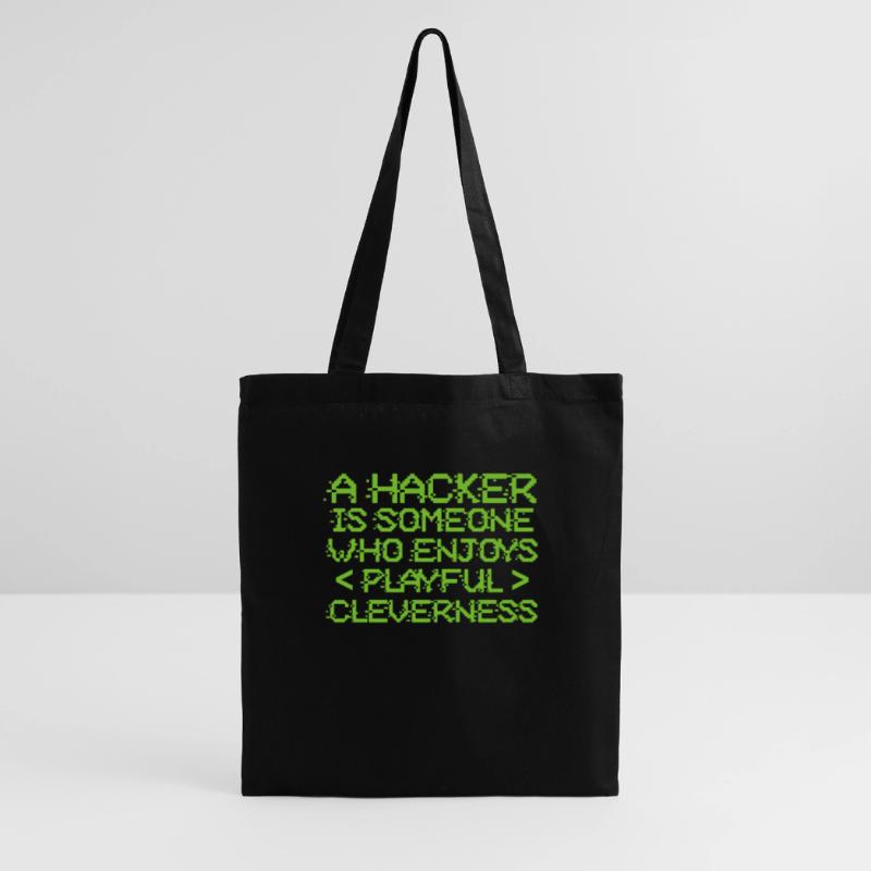 Hacker codeur ordinateur piratage cadeau Sac en tissu
