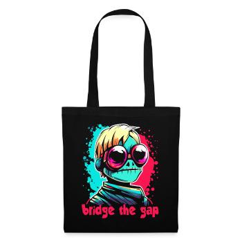 Cybernetic: Bridge between frog and human - Tote Bag - black - Front