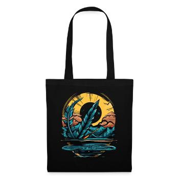 La puissante plume de l’écriture - Sac en tissu - noir - Devant