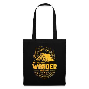 Wander Some Looking For Cool Rocks - Tote Bag - black - Front