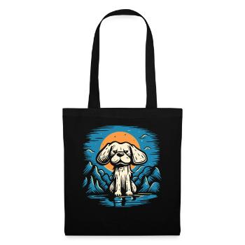 Little sad dog - Tote Bag - black - Front