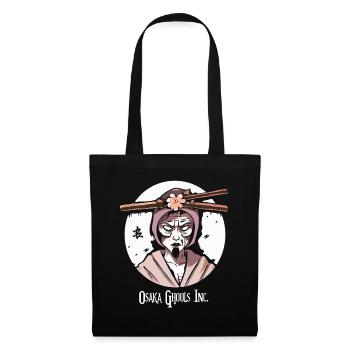 Dessin animé Manga Anime Osaka Goules - Sac en tissu - noir - Devant