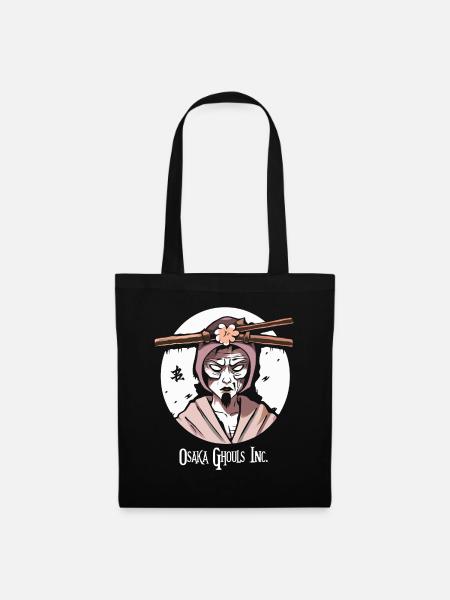 Cartoon Manga Anime Osaka Ghouls - Tote Bag - black