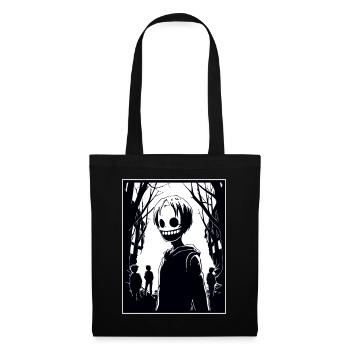 Dessin animé Manga Anime Ville Zombie Goules - Sac en tissu - noir - Devant