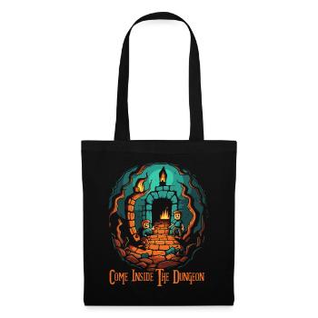 Come into the dungeon - Tote Bag - black - Front