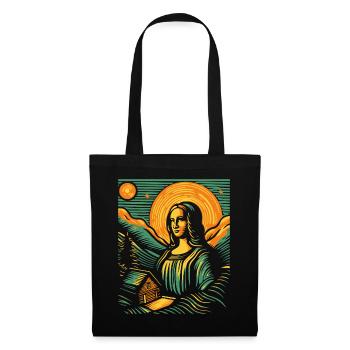 Art and the Alps: The Alpine Hut and Nature Lisa - Tote Bag - black - Front