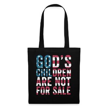 God's Children Are Not For Sale Christian Children - Tote Bag - black - Front