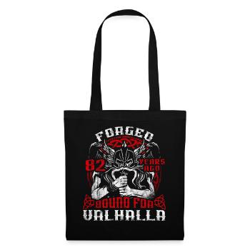 Forged 00 Years Ago For Valhalla 00. Geburtstag - Stoffbeutel - Schwarz - Vorne