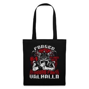 Forged 00 Years Ago For Valhalla 00. Geburtstag - Stoffbeutel - Schwarz - Vorne