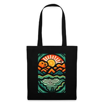 L’incarnation de la nature - Sac en tissu - noir - Devant