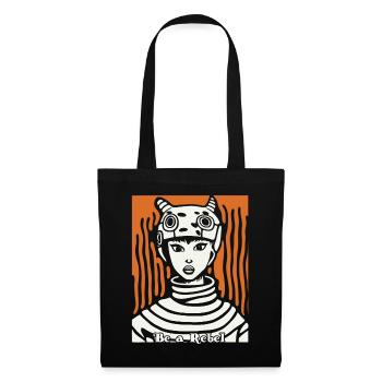 Be a rebel of art - Tote Bag - black - Front