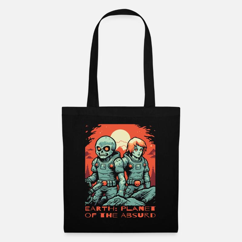 La Terre, planète de l’absurde - Sac en tissu - noir