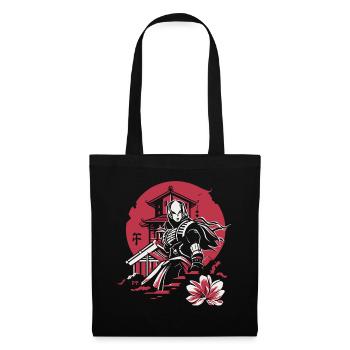Japanese samurai hero - Tote Bag - black - Front