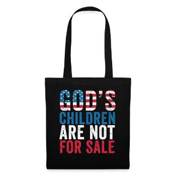 God's Children Are Not For Sale Christian Children - Tote Bag - black - Front