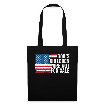 God's Children Are Not For Sale Christian Children - Tote Bag - black - Front