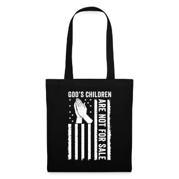 God's Children Are Not For Sale Christian Children - Tote Bag - black - Front