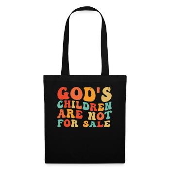 God's Children Are Not For Sale Christian Children - Tote Bag - black - Front