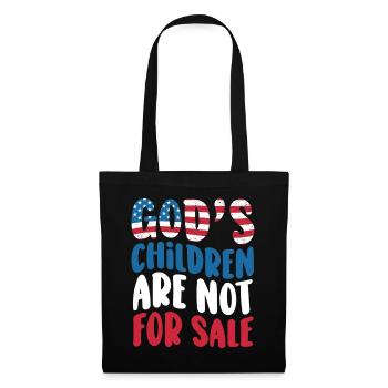 God's Children Are Not For Sale Christian Children - Tote Bag - black - Front
