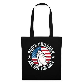 God's Children Are Not For Sale Christian Children - Tote Bag - black - Front