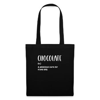 Chocolate Chocolate Food Cocoa Gift - Tote Bag - black - Front