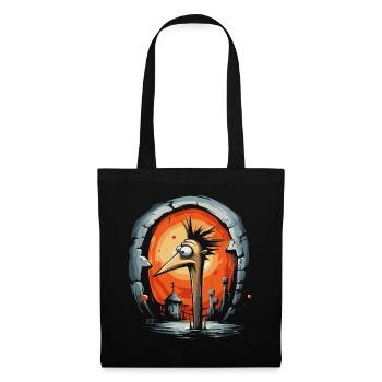 Weird Fantasy Dungeon Empire Bird - Tote Bag - black - Front