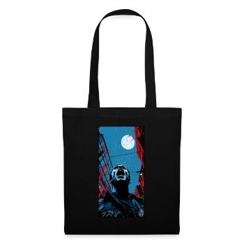 A young man screams in the horror of the dark city - Tote Bag - black - Front