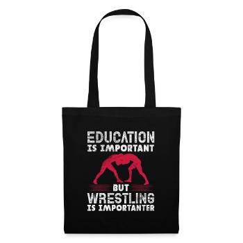 Wrestling - Stoffbeutel - Schwarz - Vorne