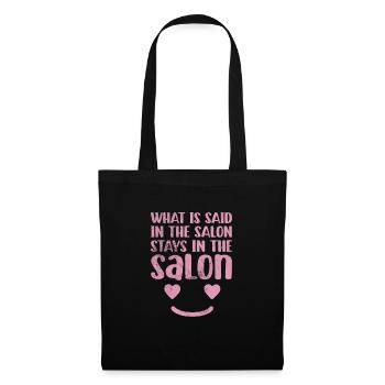Esthéticien - Sac en tissu - noir - Devant