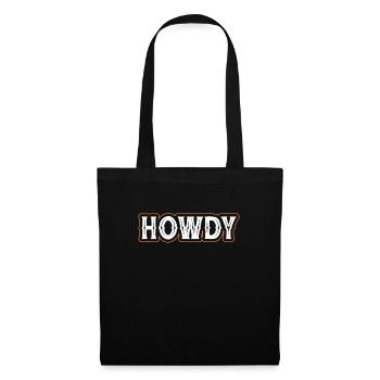 Cowboy Cowboy Boots Western Gift - Tote Bag - black - Front