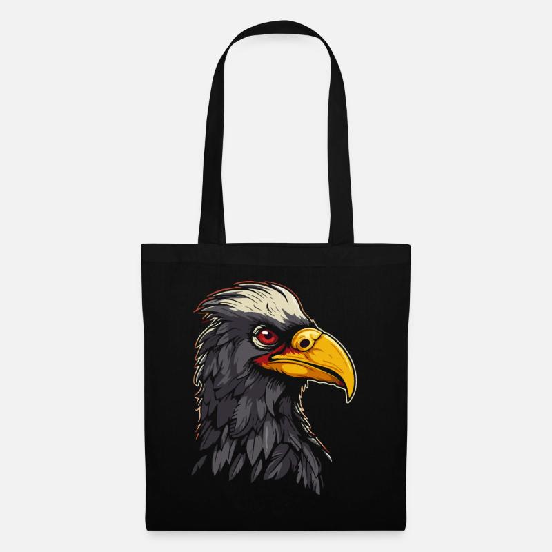 Raubvogel - Stoffbeutel - Schwarz
