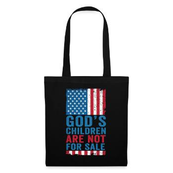 God's Children Are Not For Sale Christian Children - Tote Bag - black - Front