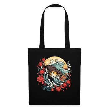 Like a fish in the sea - Tote Bag - black - Front