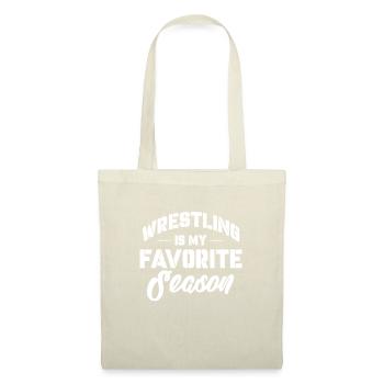 Wrestling Wrestler Kampf Ringen Ringer Geschenk - Stoffbeutel - Natur - Vorne