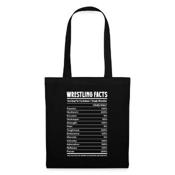 Wrestling Wrestler Fight Wrestling Ringer Gift - Tote Bag - black - Front