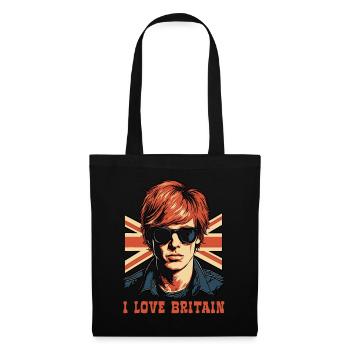 I love Britain - Tote Bag - black - Front