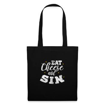 Fromage - Sac en tissu - noir - Devant