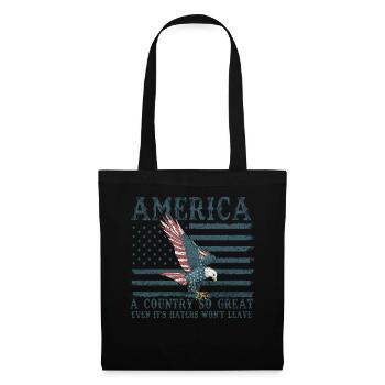 L’Amérique Un pays si grand Patriotique américain - Sac en tissu - noir - Devant