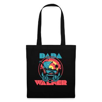 Daddy Dada Stroller Babywalker - Tote Bag - black - Front