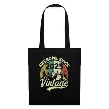 Millésime 2023 Cadeau D'anniversaire 2023 - Sac en tissu - noir - Devant