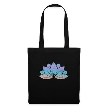 Méditation - Sac en tissu - noir - Devant