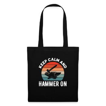 Blacksmith Schiede Anvil Cutler Gift - Tote Bag - black - Front