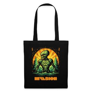 Invasion extraterrestre de la nature - Sac en tissu - noir - Devant